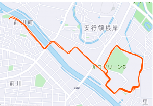 イオンモール川口5周で約7km